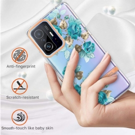 Deksel Til Xiaomi 11T / 11T Pro Blå Rose