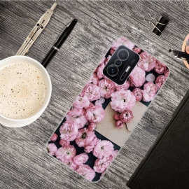 Deksel Til Xiaomi 11T / 11T Pro Rosa Blomst