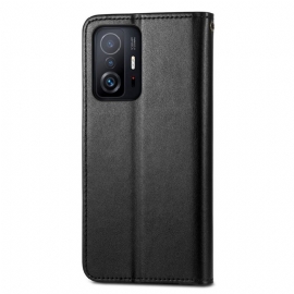 Folio Deksel Til Xiaomi 11T / 11T Pro Indila Kortholder I Kunstskinn