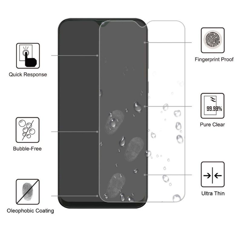 Beskyttelsesfilm Av Herdet Glass For Samsung Galaxy A10