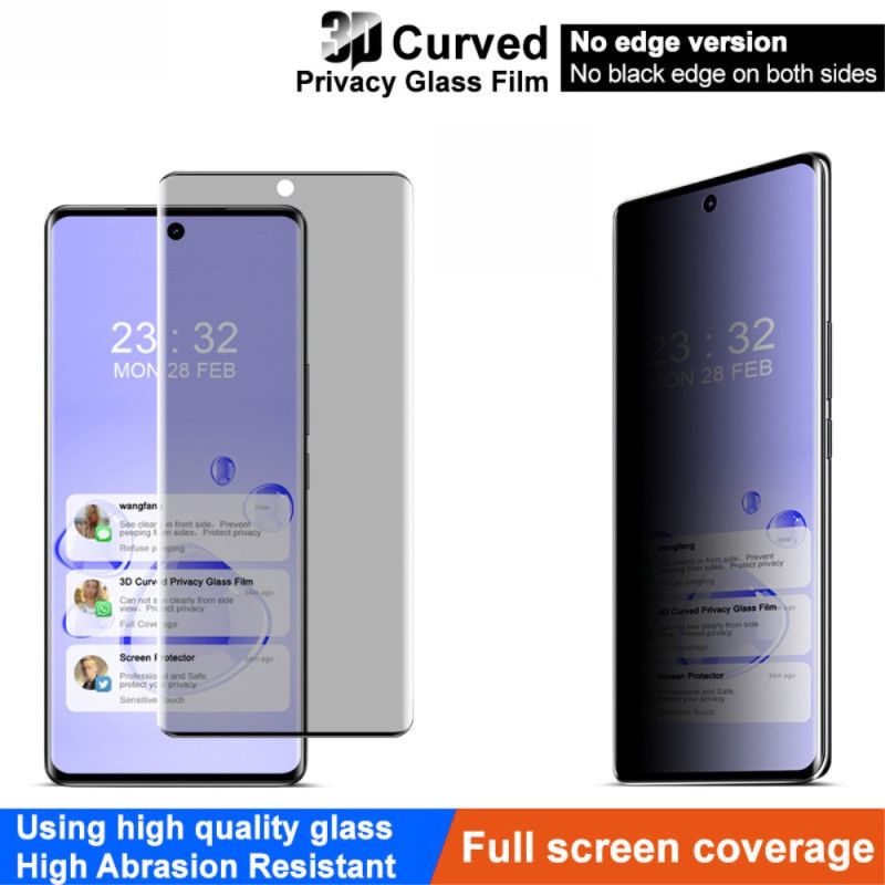 Anti-spionasjeskjermbeskytter I Herdet Glass For Vivo V30 5g