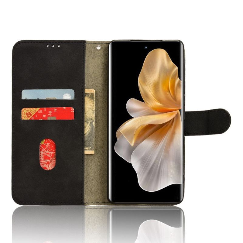 Folio Deksel Til Vivo V30 5g Semsket Skinneffekt