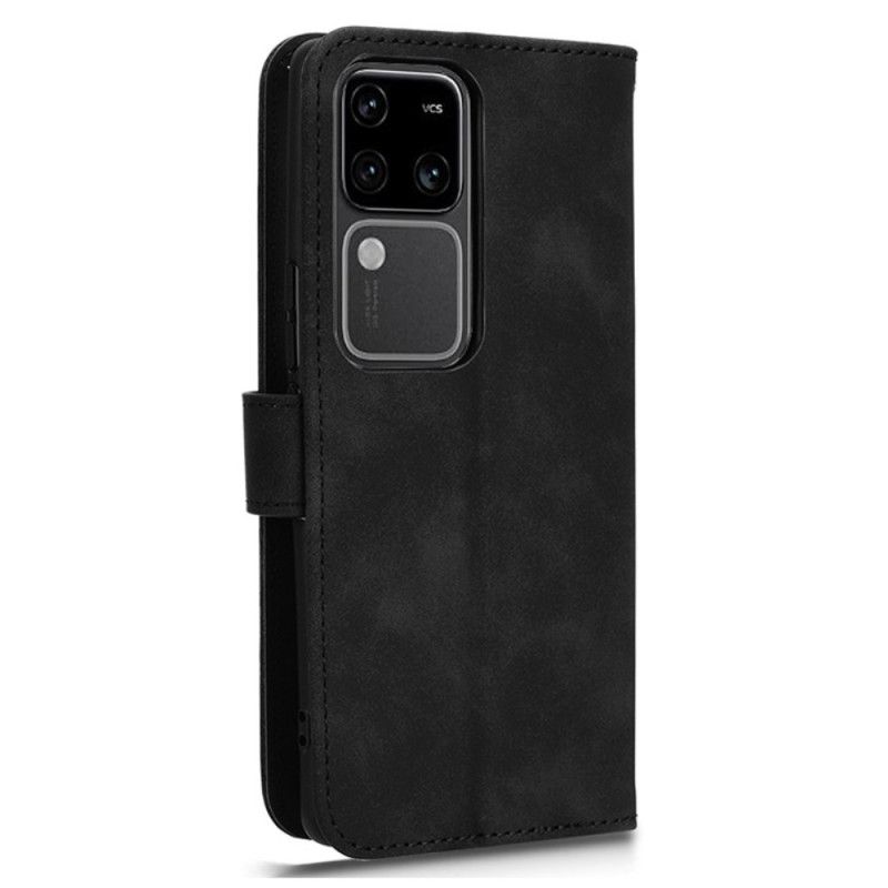 Folio Deksel Til Vivo V30 5g Semsket Skinneffekt