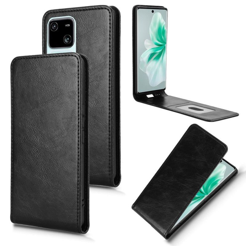Lærdeksel Folio Deksel Vivo V30 5g Mobildeksel Vertikal Vending