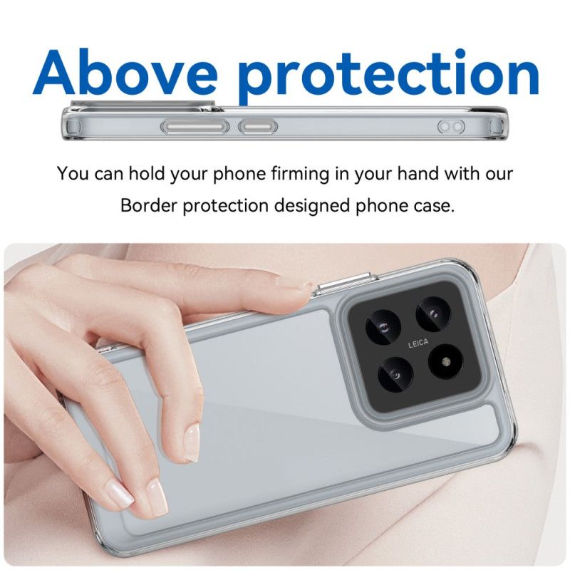 Deksel Xiaomi 14 Transparente Galvaniserte Knapper