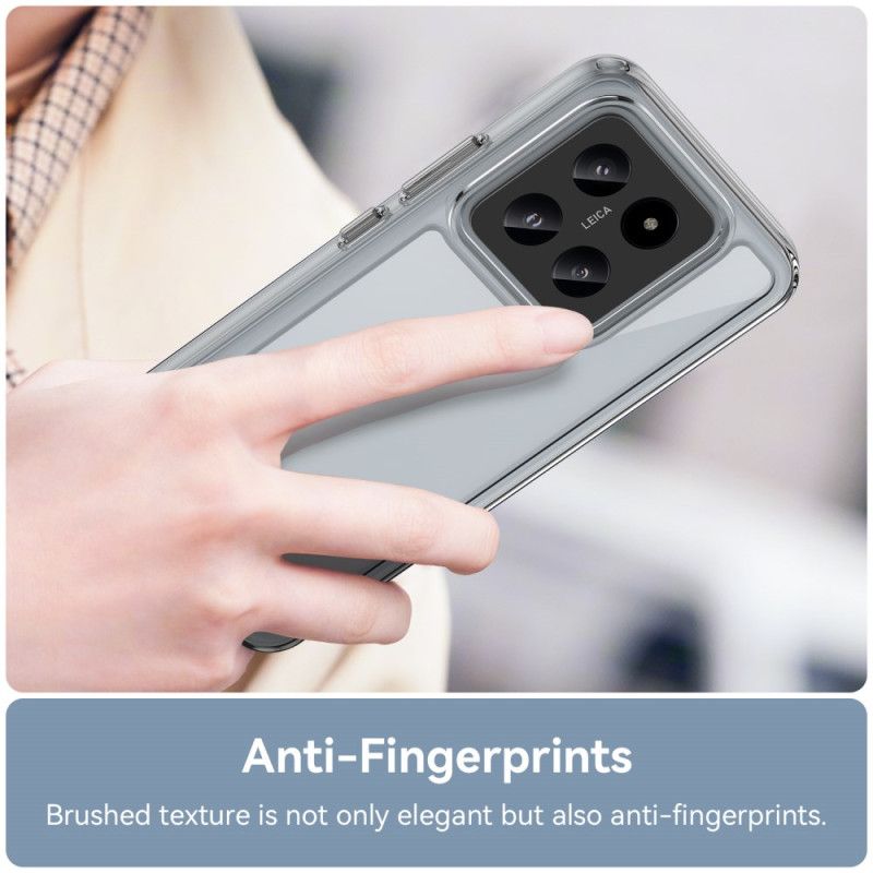 Deksel Xiaomi 14 Transparente Galvaniserte Knapper