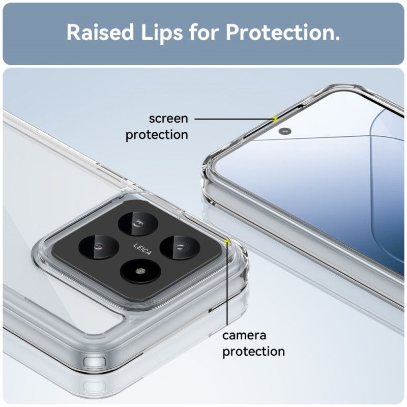 Deksel Xiaomi 14 Transparente Galvaniserte Knapper