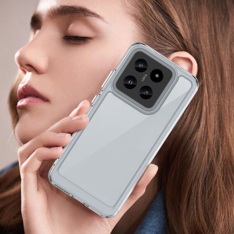 Deksel Xiaomi 14 Transparente Galvaniserte Knapper