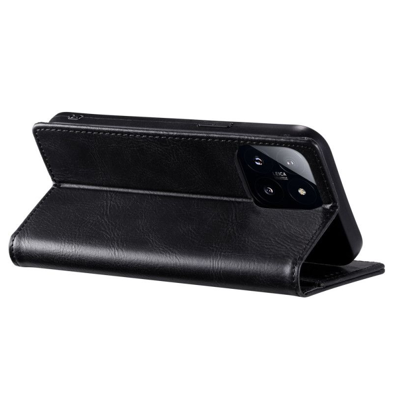 Folio Deksel Lær Xiaomi 14 Ttudrch