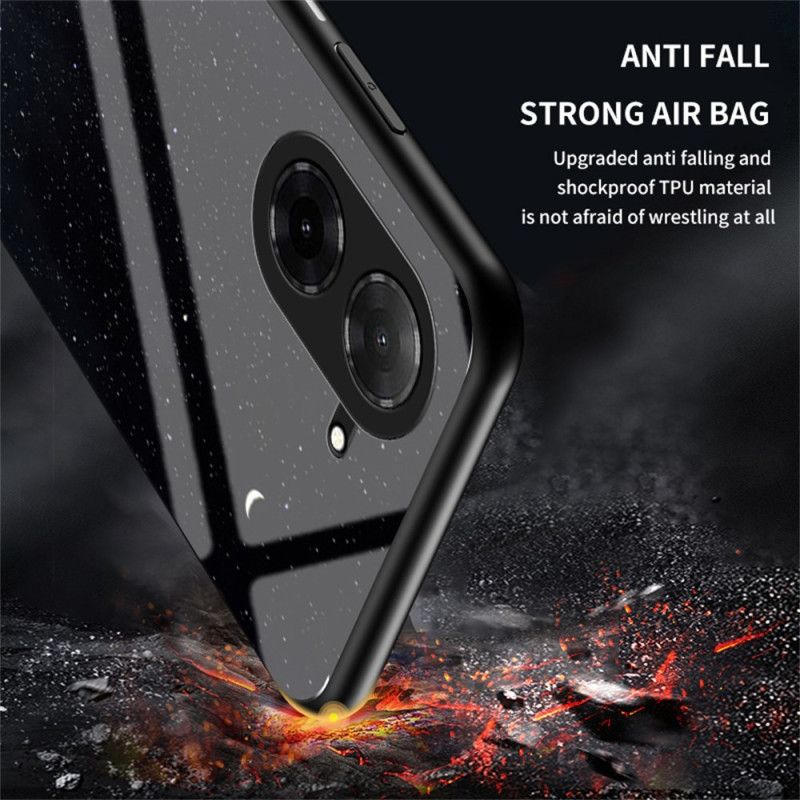 Deksel Poco C71 Herdet Glass Himmelblått