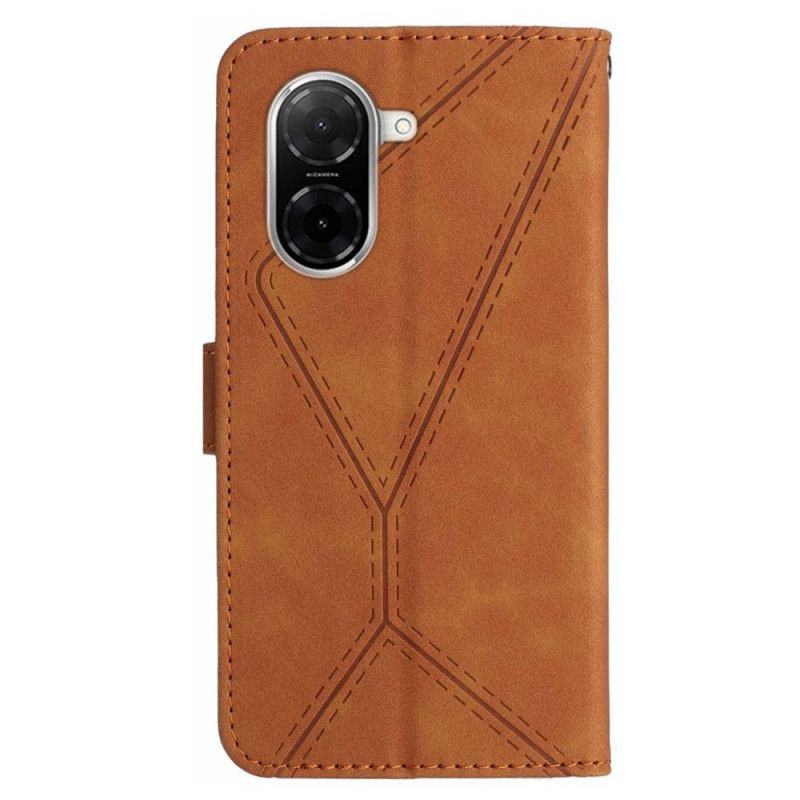 Folio Deksel Poco C71 Linjer Og Trekk