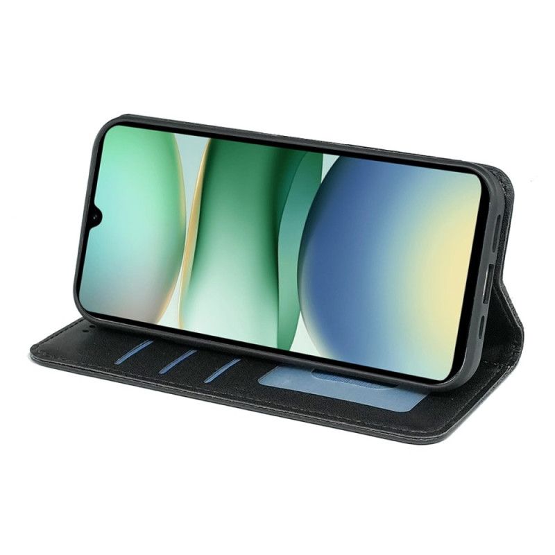 Folio Deksel Poco C71 Rutete Mønster Beskyttelse Deksel