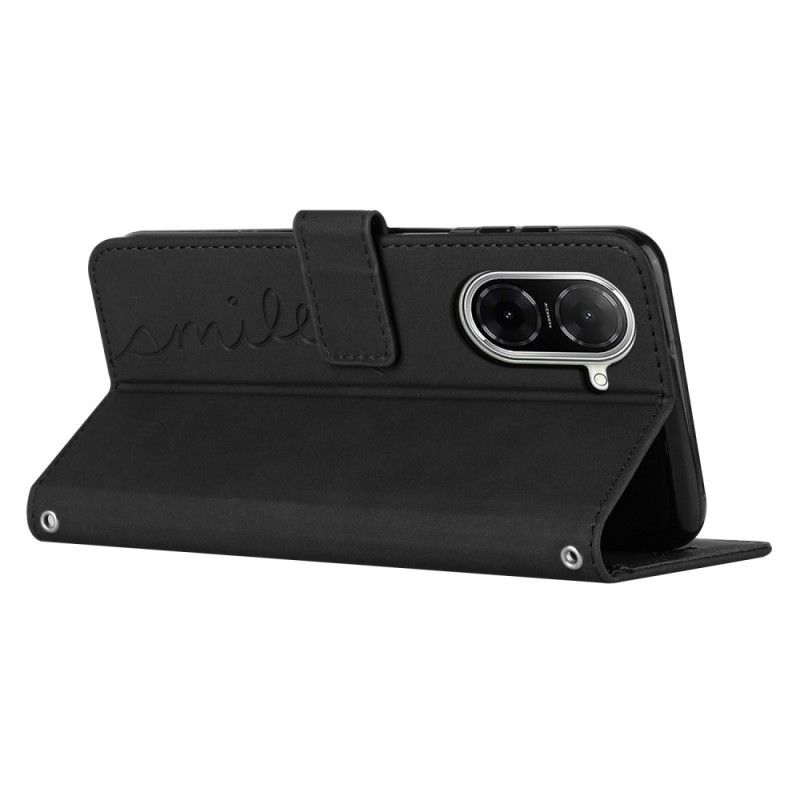 Folio Deksel Poco C71 Smil Beskyttelse Deksel