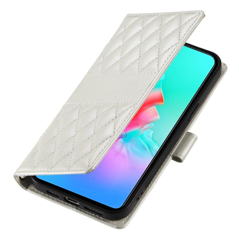 Folio Deksel Poco C71 Vattert Med Stropp Og Skulderstropp