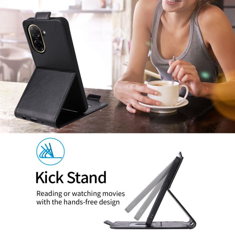 Folio Deksel Poco C71 Vertikal Klaffdesign