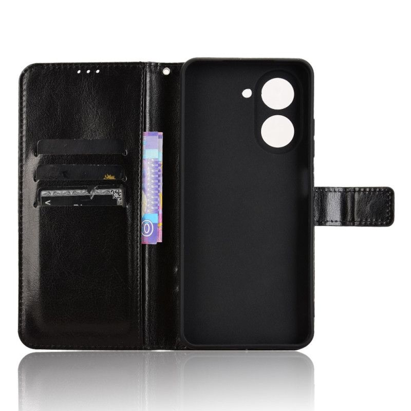 Lærdeksel Folio Deksel Poco C71 Mobildeksel Prangende Fuskelær