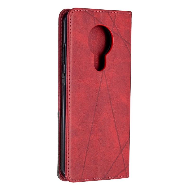 Folio Deksel Til Nokia 5.3 Célinia Style Skinnkortholder