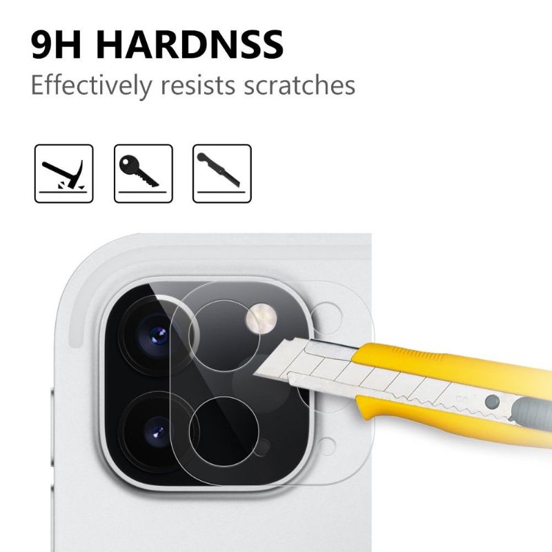 iPad Pro 12.9 (2020) - 2 Herdet Glassfilmer For Bakkameralinsen
