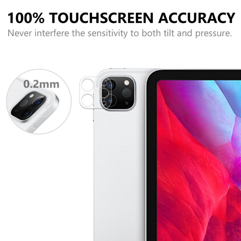 iPad Pro 12.9 (2020) - 2 Herdet Glassfilmer For Bakkameralinsen