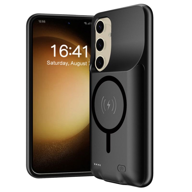 10000mah Batterideksel Til Samsung Galaxy S25. Ekstern Lader Med Magnetisk Feste