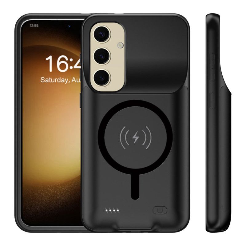 10000mah Batterideksel Til Samsung Galaxy S25. Ekstern Lader Med Magnetisk Feste