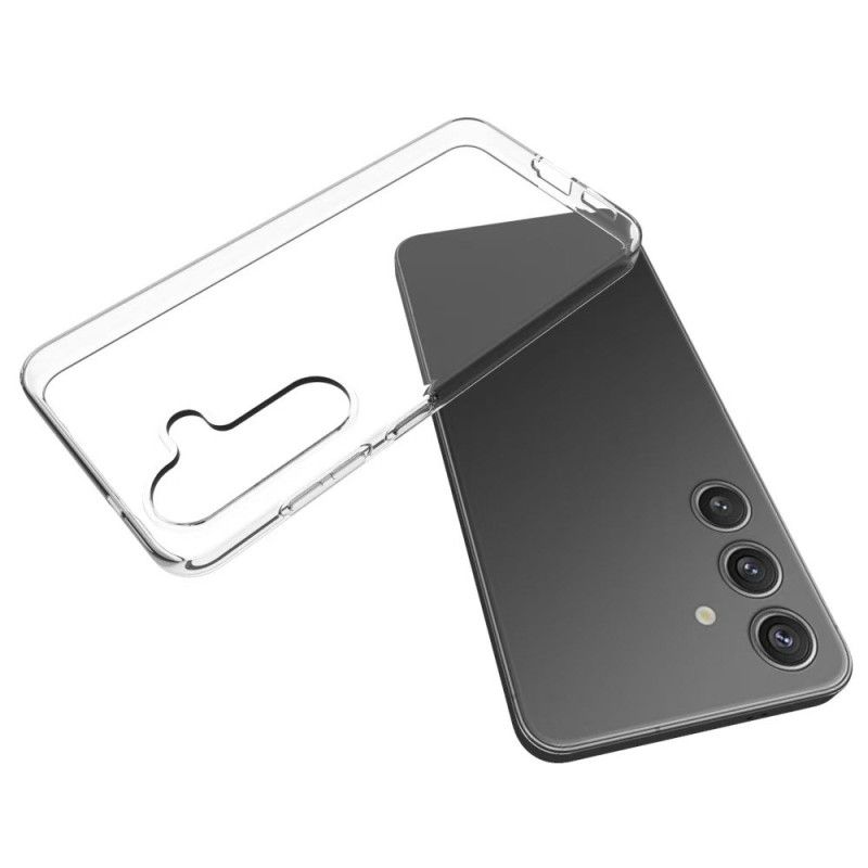 Deksel Samsung Galaxy S25 5g Gjennomsiktig Mot Fingeravtrykk