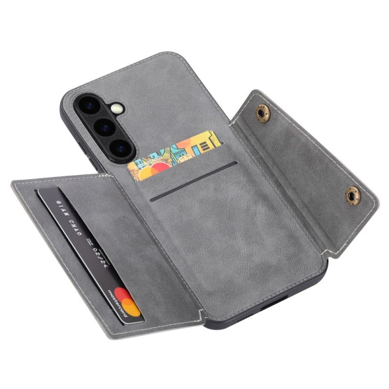 Deksel Samsung Galaxy S25 5g Kortholder Og Stativ