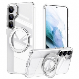 Deksel Samsung Galaxy S25 5g Magsafe-kompatibel Enkel Med Stativ