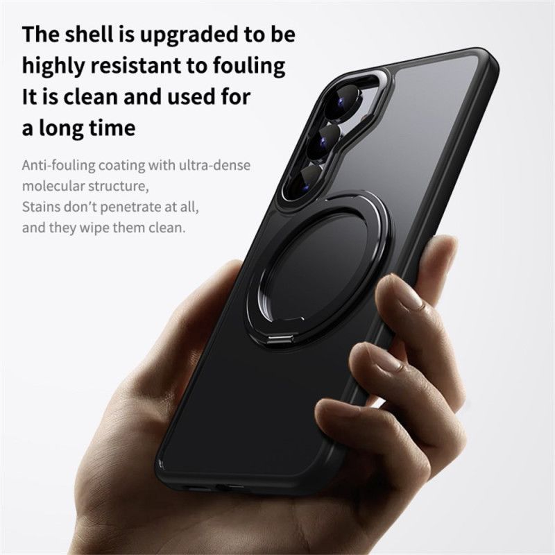 Deksel Samsung Galaxy S25 5g Magsafe-kompatibel Enkel Med Stativ