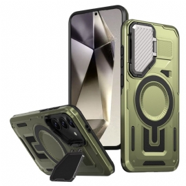 Deksel Samsung Galaxy S25 5g Magsafe-kompatibel Montering Og Linsebeskytter Beskyttelse Deksel