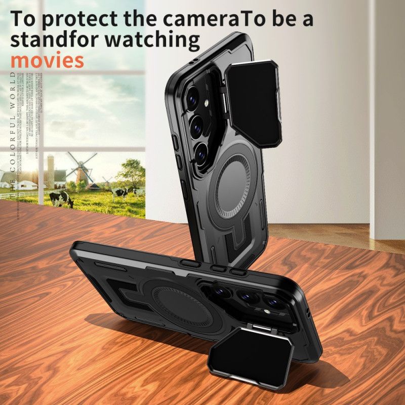 Deksel Samsung Galaxy S25 5g Magsafe-kompatibel Montering Og Linsebeskytter Beskyttelse Deksel