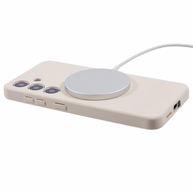 Deksel Samsung Galaxy S25 5g Magsafe-kompatibel Silikon Beskyttelse Deksel
