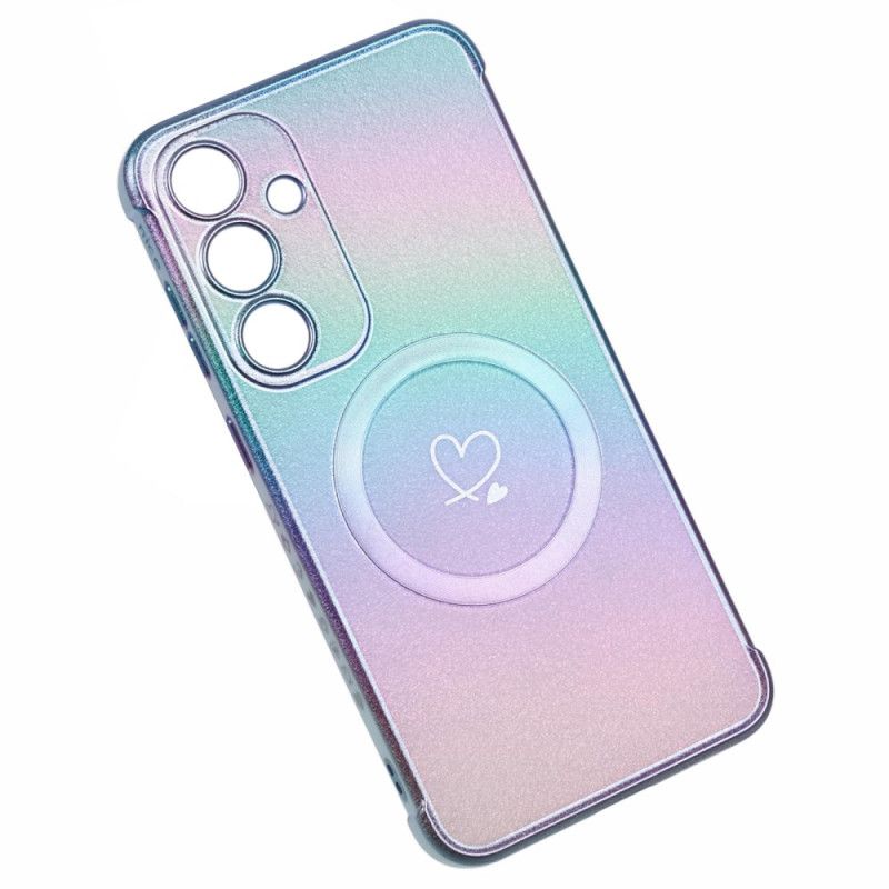 Deksel Samsung Galaxy S25 5g Mobildeksel Magnetisk Hjerte