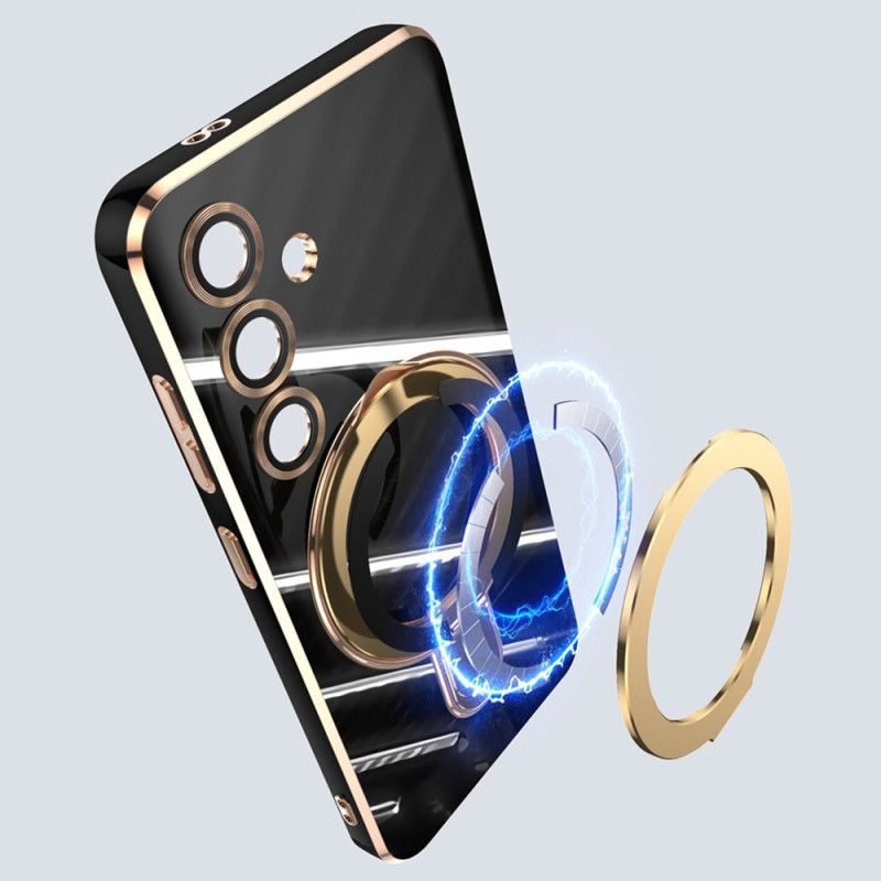 Deksel Samsung Galaxy S25 5g Mobildeksel Magsafe-kompatibelt Stativ