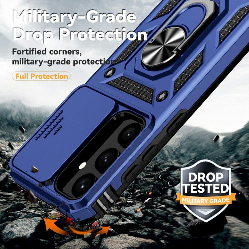 Deksel Samsung Galaxy S25 5g Mobildeksel Ringholder Og Linsebeskytter