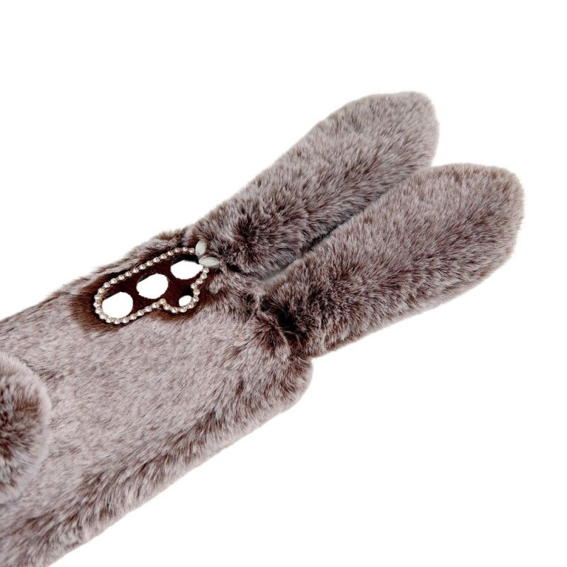 Deksel Samsung Galaxy S25 5g Plysjkanin Beskyttelse Deksel