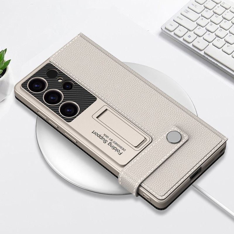 Deksel Samsung Galaxy S25 5g Premium Kortholder Og Stativ