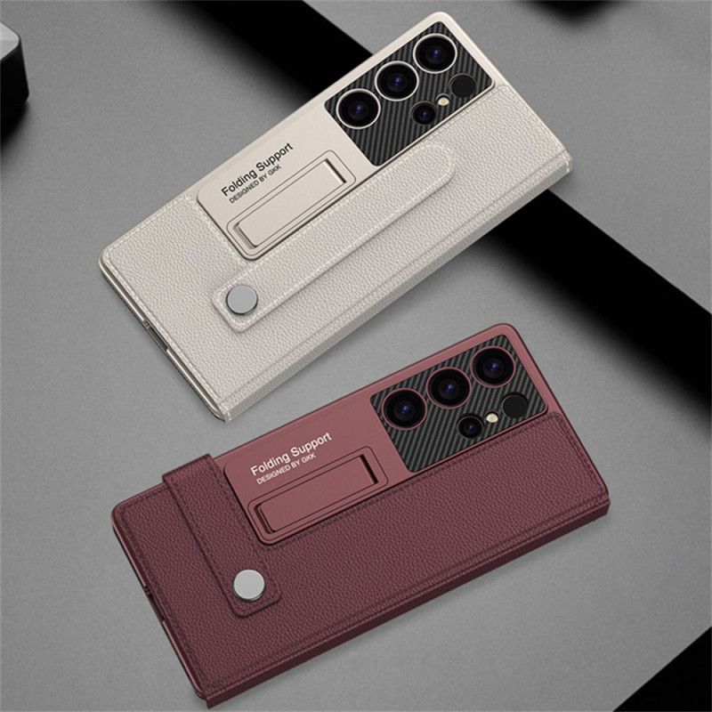 Deksel Samsung Galaxy S25 5g Premium Kortholder Og Stativ