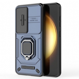 Deksel Samsung Galaxy S25 5g Slitesterkt Ringdeksel Med Kamerabeskytter