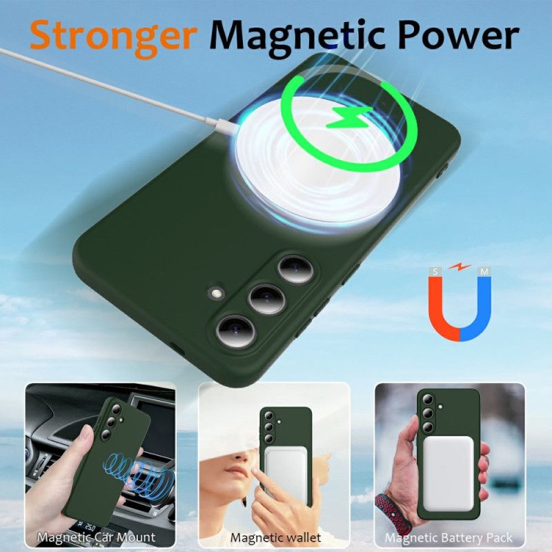 Deksel Til Samsung Galaxy S25 5g Magsafe-kompatibel Med Snor