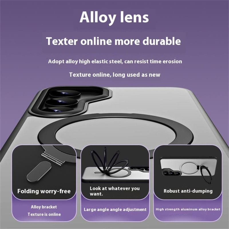 Deksel Til Samsung Galaxy S25 5g Magsafe-kompatibel Stativ