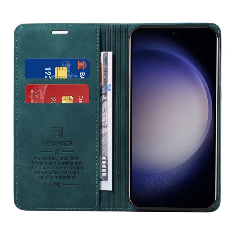 Folio Deksel Lær Samsung Galaxy S25 5g Mobildeksel Betopnice