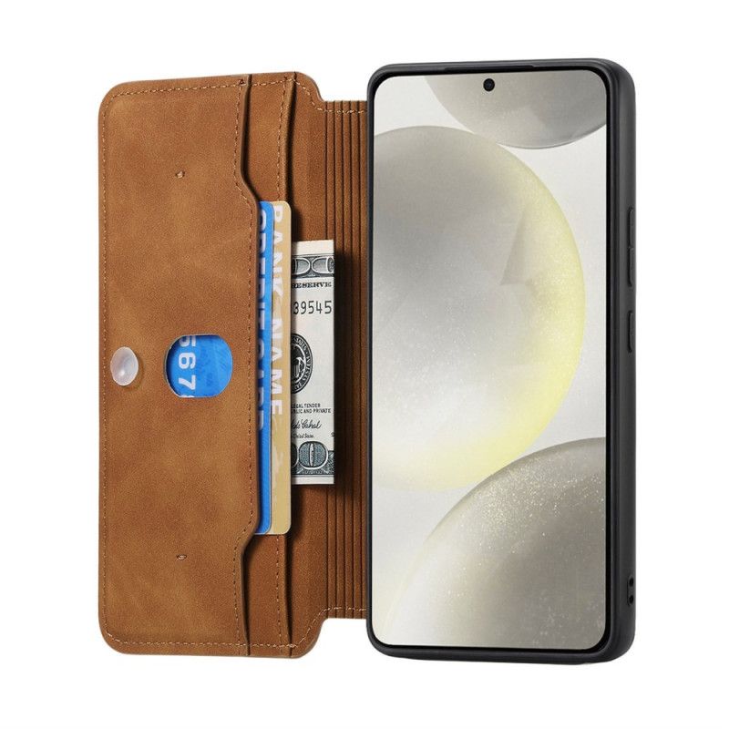 Folio Deksel Lær Samsung Galaxy S25 5g Mobildeksel Caseneo