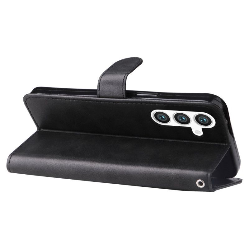 Folio Deksel Samsung Galaxy S25 5g Lommebok Med Glidelås Beskyttelse Deksel