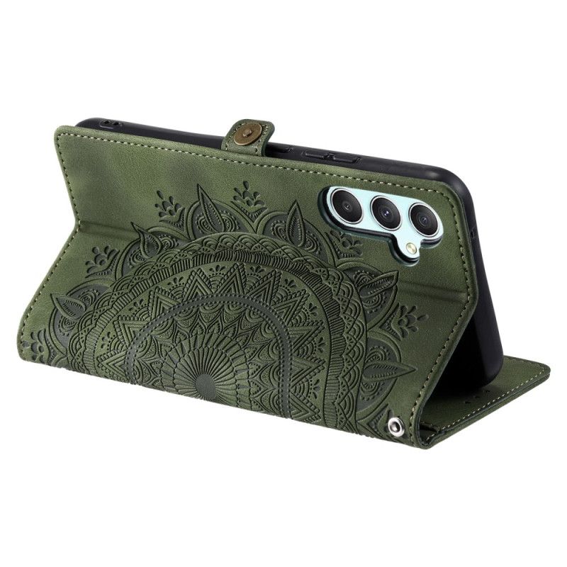 Folio Deksel Samsung Galaxy S25 5g Mandala Semsket Skinneffekt