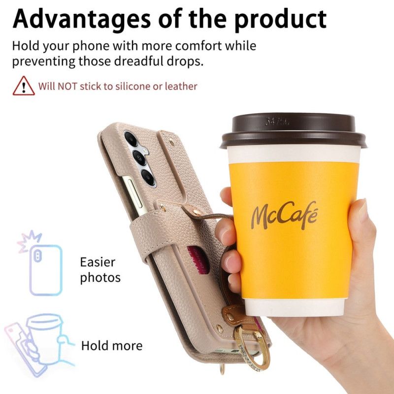 Folio Deksel Samsung Galaxy S25 5g Rfid-blokkering I Kunstskinn