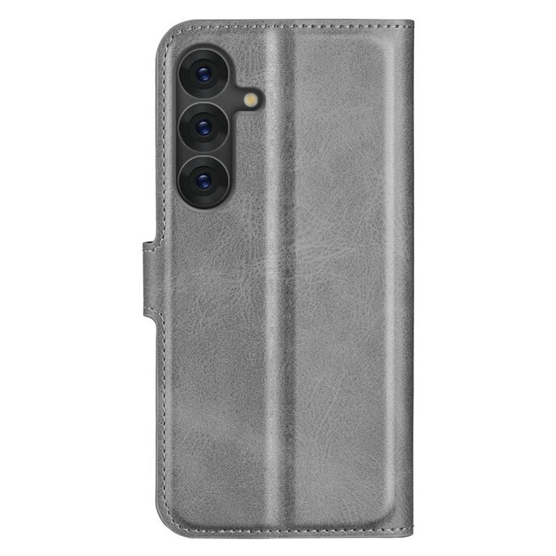 Folio Deksel Samsung Galaxy S25 5g Skinnstil Beskyttelse Deksel