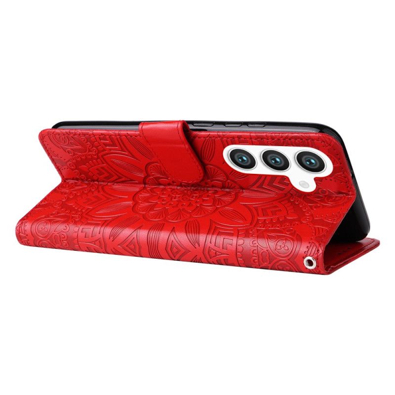 Folio Deksel Til Samsung Galaxy S25 5g Mandala-stropp