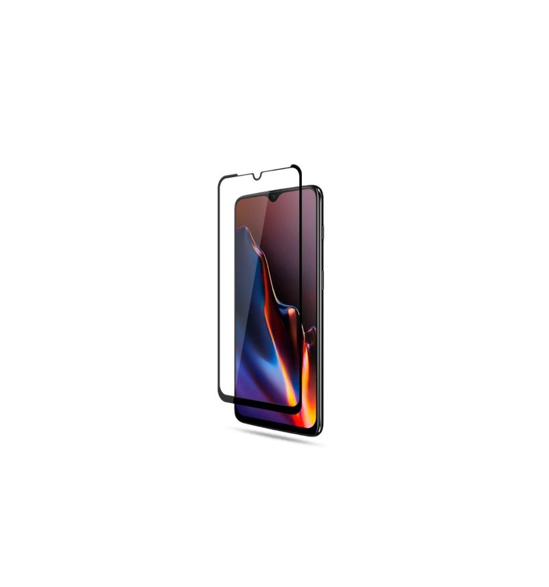 Oneplus 6T Skjermbeskytter I Herdet Glass I Full Størrelse - Svart