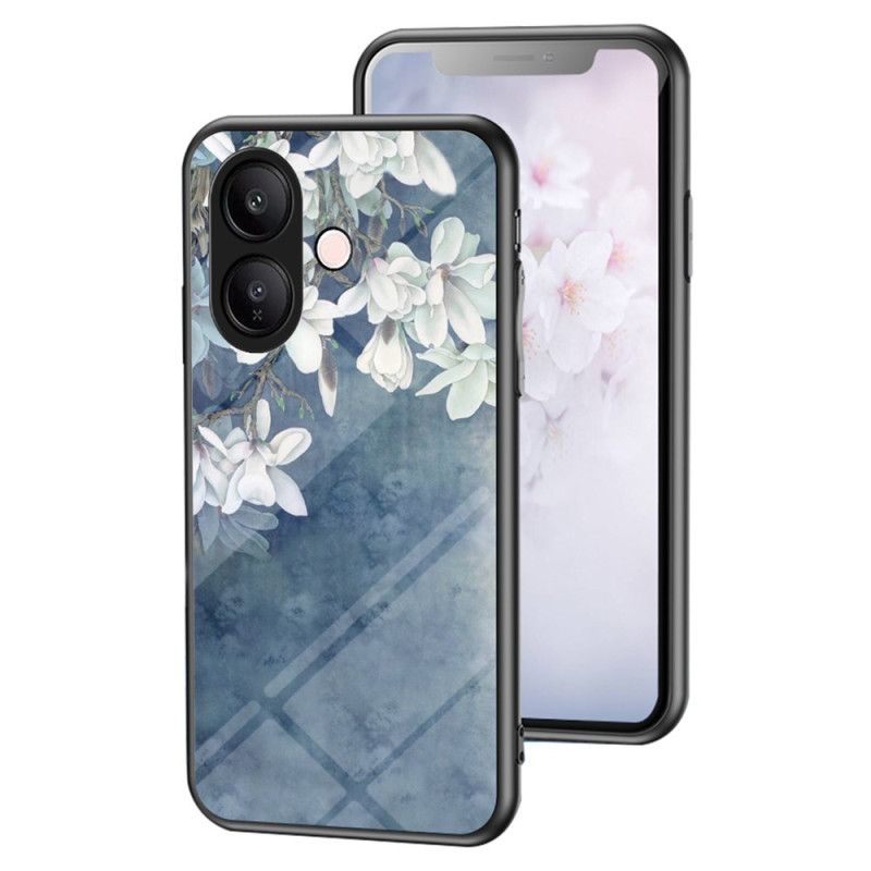 Deksel Vivo V60 Lite Blomstermotiv I Herdet Glass